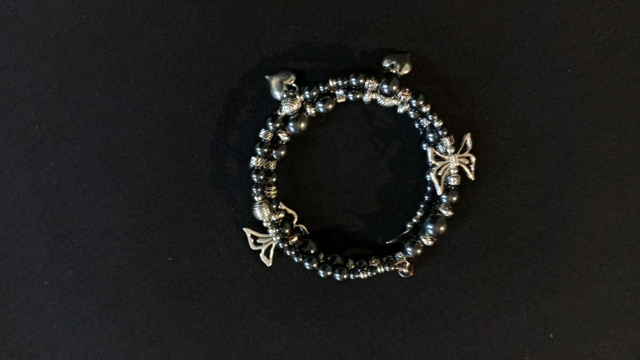 Браслет из натурального гематита