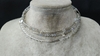 Чокер из натурального лабрадора и горного хрусталя